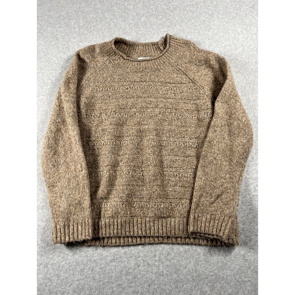 Croft & Barrow Roll Neck Sweater Womens L Brown 90s Minimalist Capsule Neutral